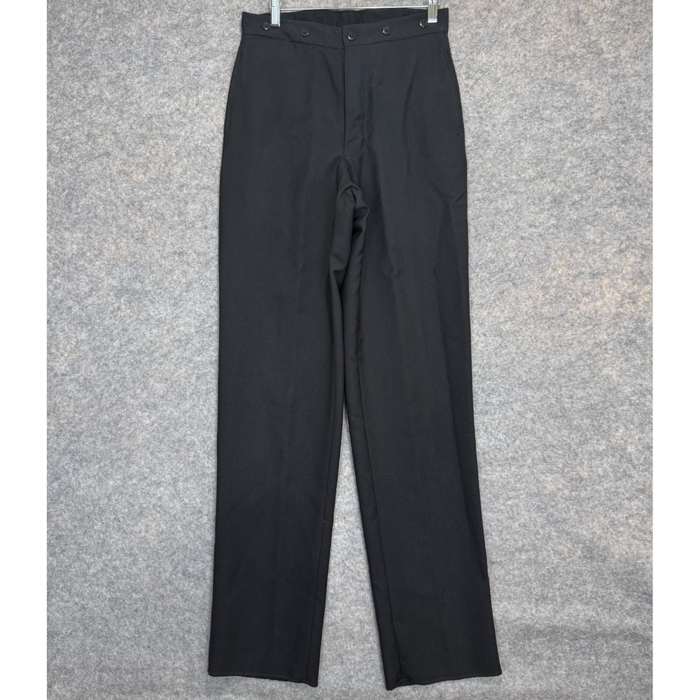 VTG Wah Maker Western Trouser Pants 29‎ Unhemmed Frontier Adjustable 80s 90s